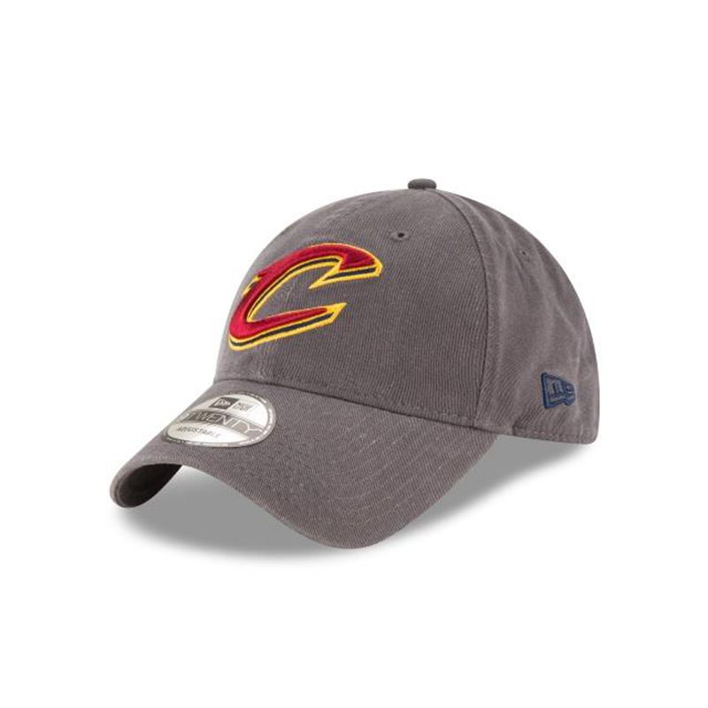 NBA Cleveland Cavaliers Core Classic 9Twenty Adjustable (UVR3297) - Grey New Era Caps